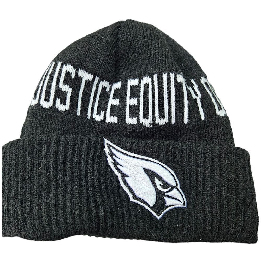 New Era Black Arizona Cardinals Social Justice Cuffed Knit Hat